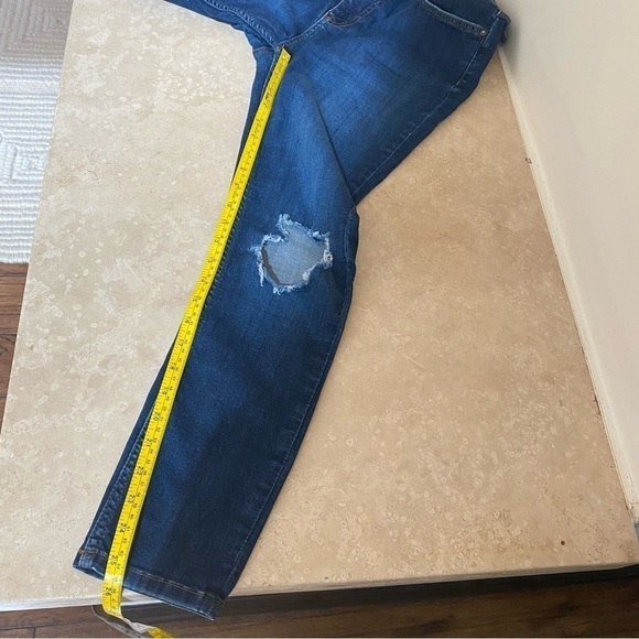 Free People Skinny Jeans 61855-16515125 Distressed Knees Womens Size 29 Stretch - Picture 12 of 16